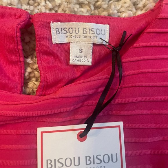 Women's Pink Peplum Top - Picture 3 of 3